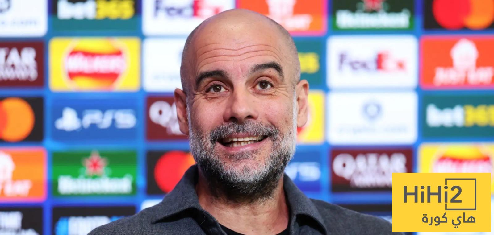 غوارديولا يلجم الصحافة بعد عقاب انزو