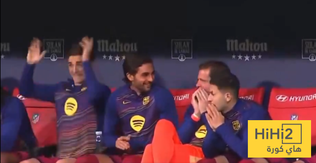 صورة .. رد فعل غافي على لمسة يد نيكو لاعب اتلتيكو 7