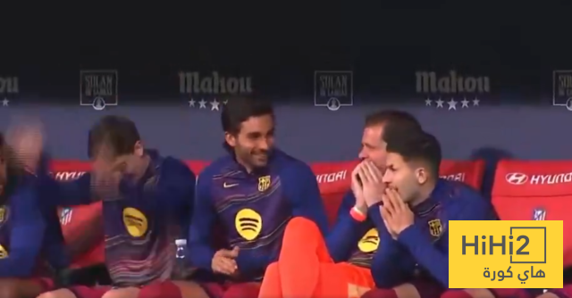 صورة .. رد فعل غافي على لمسة يد نيكو لاعب اتلتيكو 11