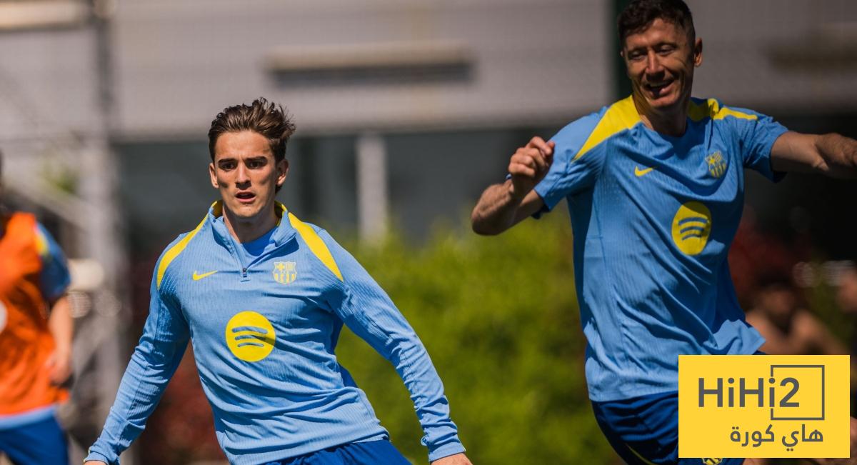 صور .. برشلونة يبدأ استعداداته للقاء اتلتيكو في دوري الابطال