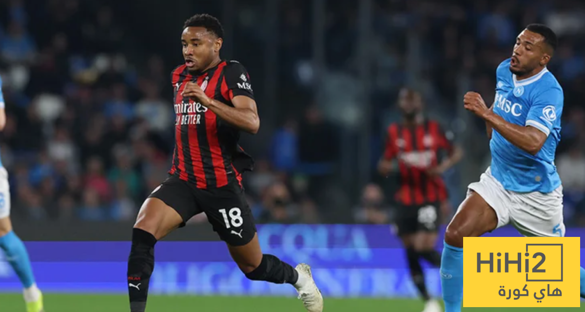 إحصائيات الشوط الأول لمباراة ميلان ونابولي في الدوري الإيطالي