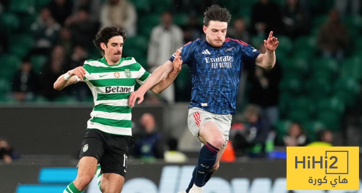 إحصائيات مباراة أرسنال وسبورتينغ لشبونة في دوري أبطال أوروبا