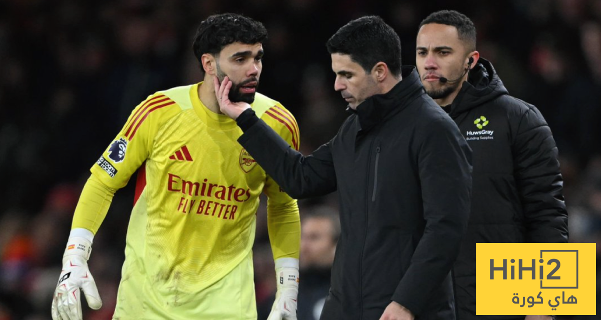 أرتيتا يغدق بالمديح على ديفيد رايا