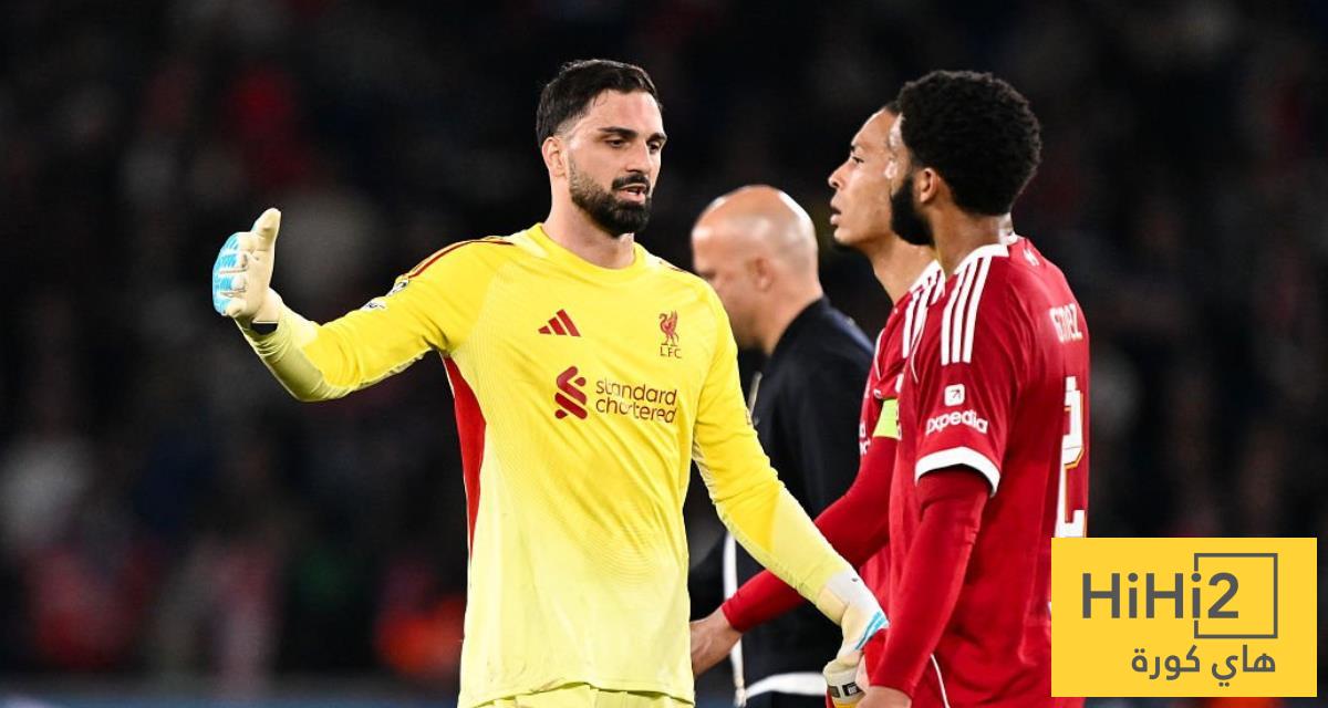 سلوت المتسبب في تراجع مستوى حارس ليفربول