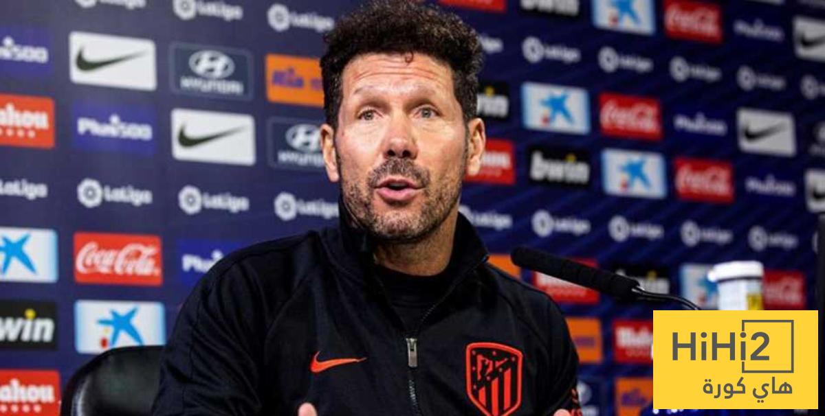 لماذا تجاهل سيميوني الرد على مشكلة برشلونة مع التحكيم