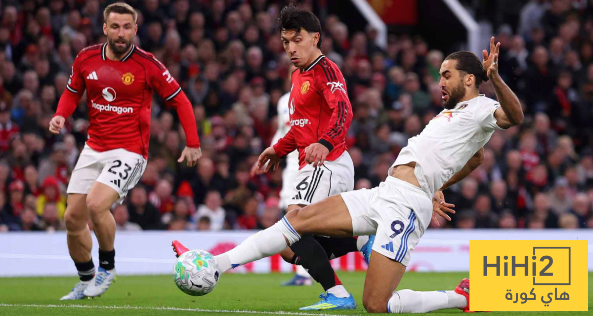 إحصائيات الشوط الأول من مباراة مانشستر يونايتد وليدز يونايتد