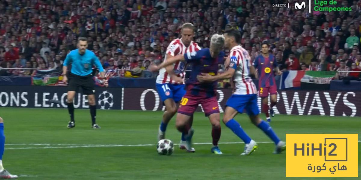 هل استحق برشلونة ركلة جزاء أمام أتلتيكو مدريد ؟