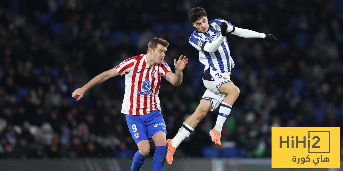 نتائج أتلتيكو مدريد قبل مواجهة ريال سوسيداد