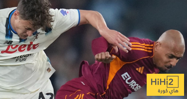 إحصائيات الشوط الأول لمباراة روما وأتالانتا 1