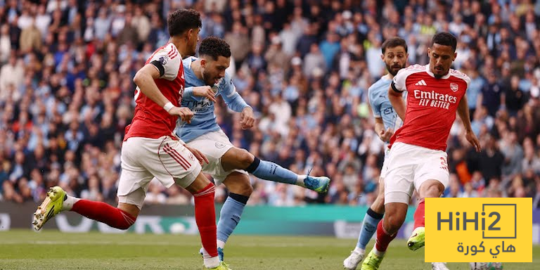 ريان شرقي يسجل الهدف الاول في شباك ارسنال