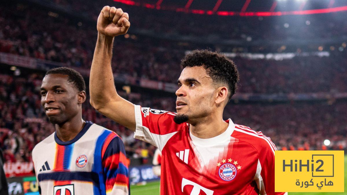 دياز يكتب التاريخ مع بايرن بأرقام غير مسبوقة في البوندسليجا