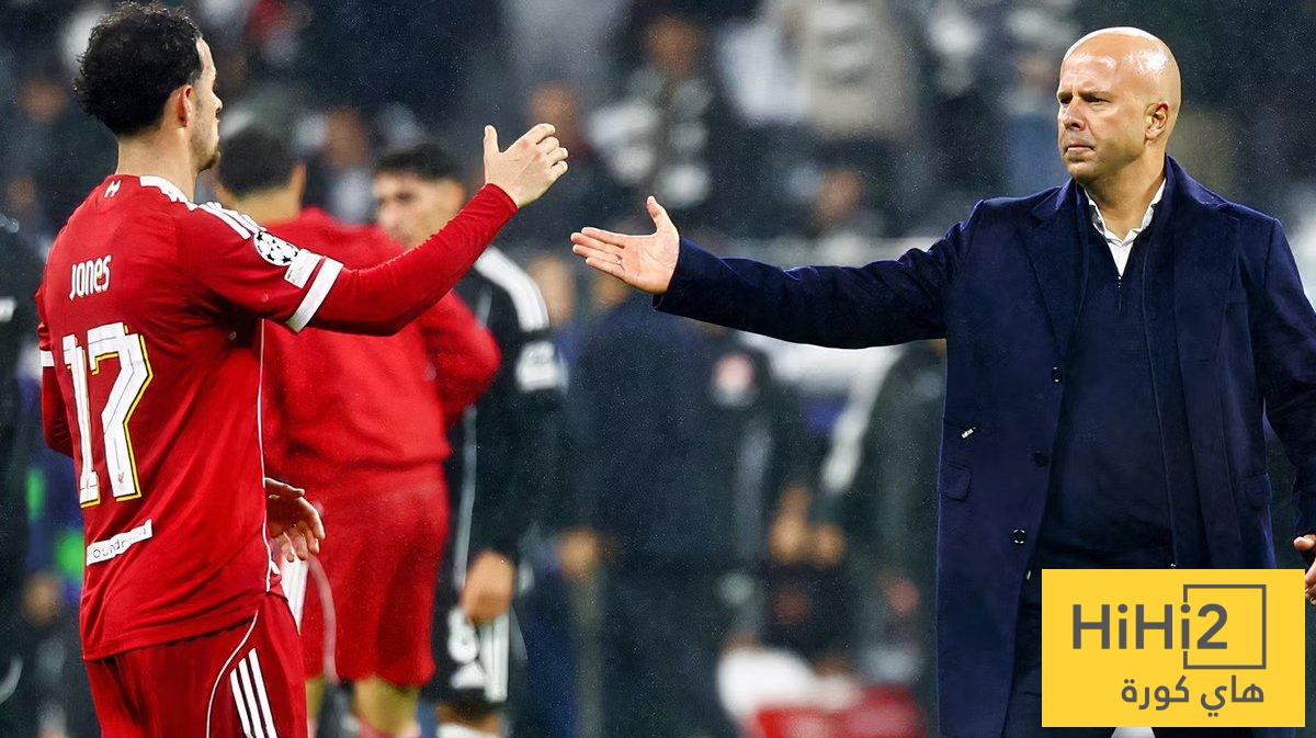 نجم ليفربول ينتقد أرني سلوت بسبب جونز نجم ليفربول ينتقد أرني سلوت بسبب جونز