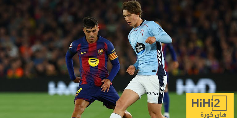 برشلونة يتقدم على سيلتا فيغو في الشوط الاول