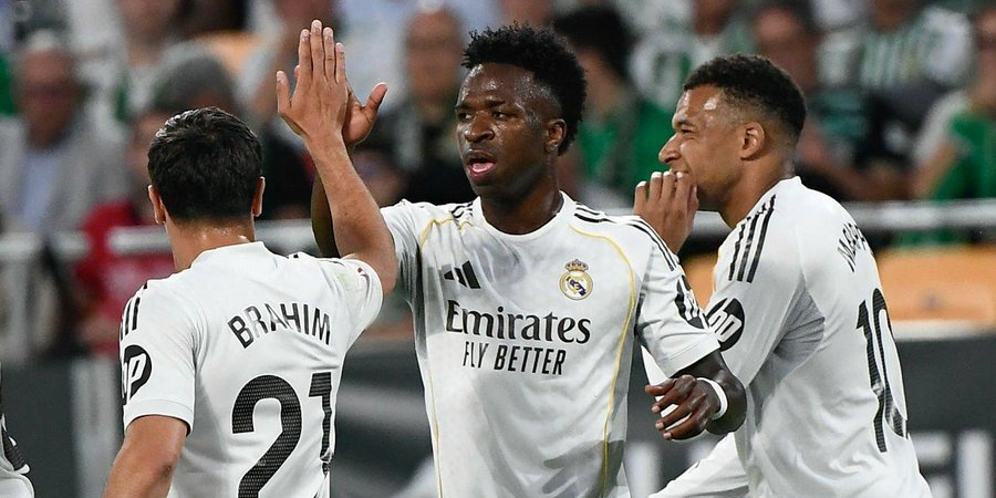 ريال مدريد يتقدم على بيتيس في الشوط الاول