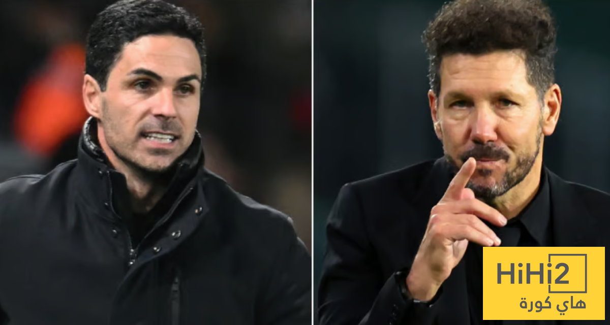 أرتيتا: سيميوني مثال يحتذى به