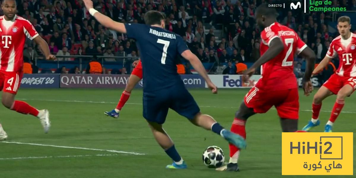 فضحية تحكيمية جديدة … ركلة جزاء تثير الجدل في قمة باريس وبايرن!