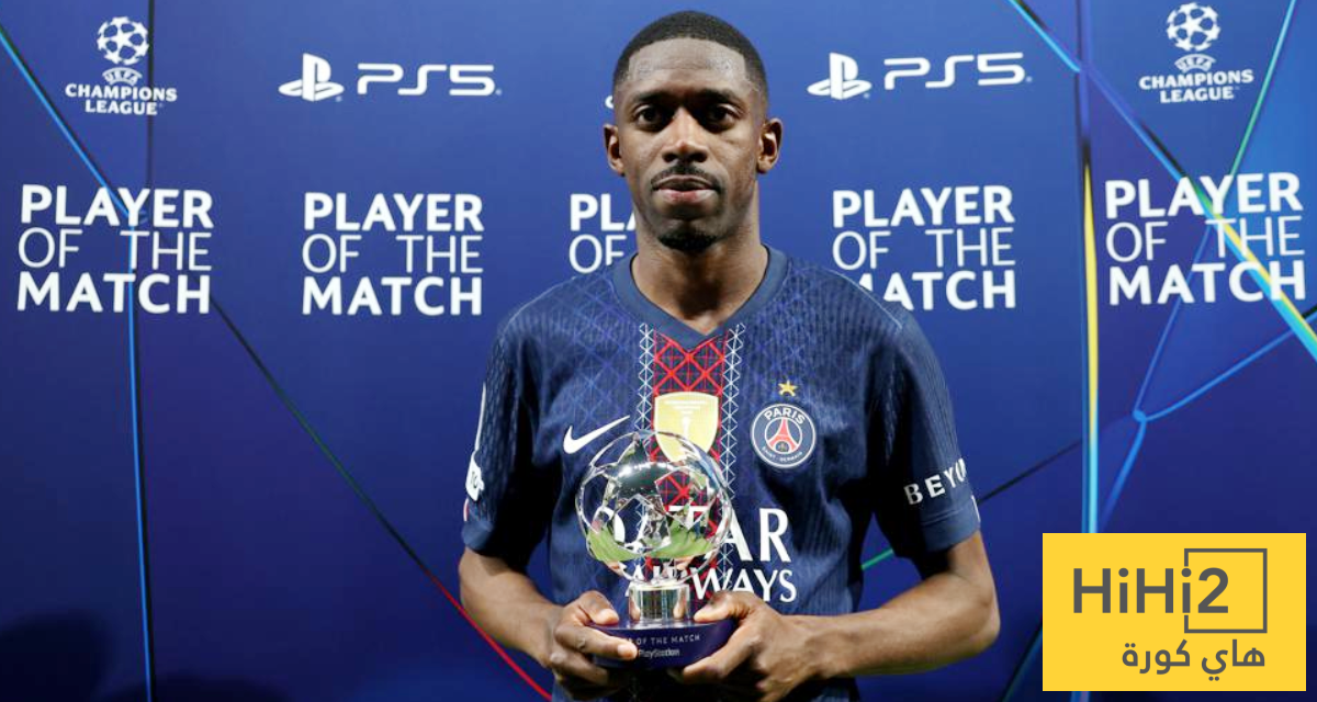 الأفضل في المباراة.. أرقام ديمبيلي ضد بايرن ميونخ