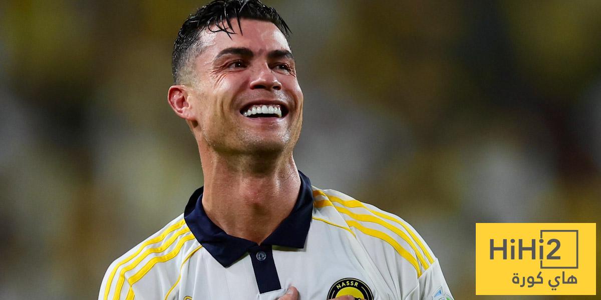 رسالة شكر من رونالدو لجماهير النصر بعد التتويج بالدوري