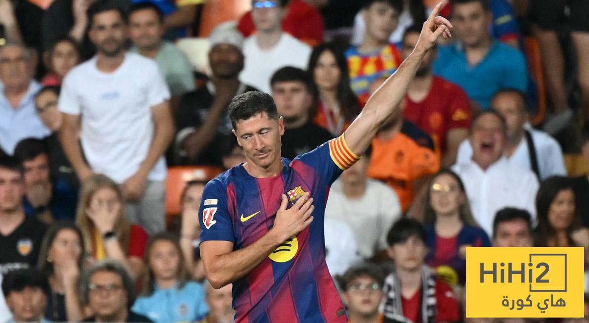 ليفاندوفسكي يودع برشلونة برقم تاريخي من الأهداف