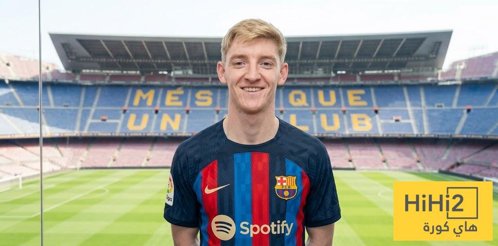 جدول انتوني غوردون في برشلونة !
