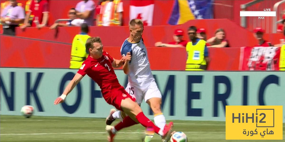 البوسنة تنهي الشوط الأول بالتقدم على كندا في افتتاحية كأس العالم