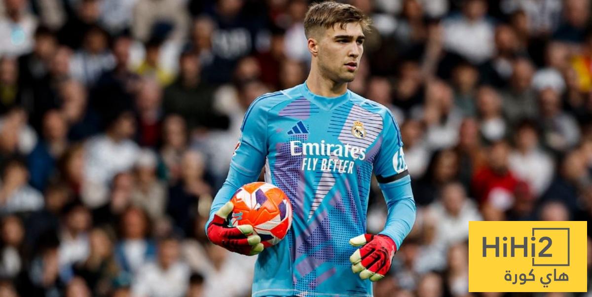 غموض حول مستقبل حارس ريال مدريد الشاب