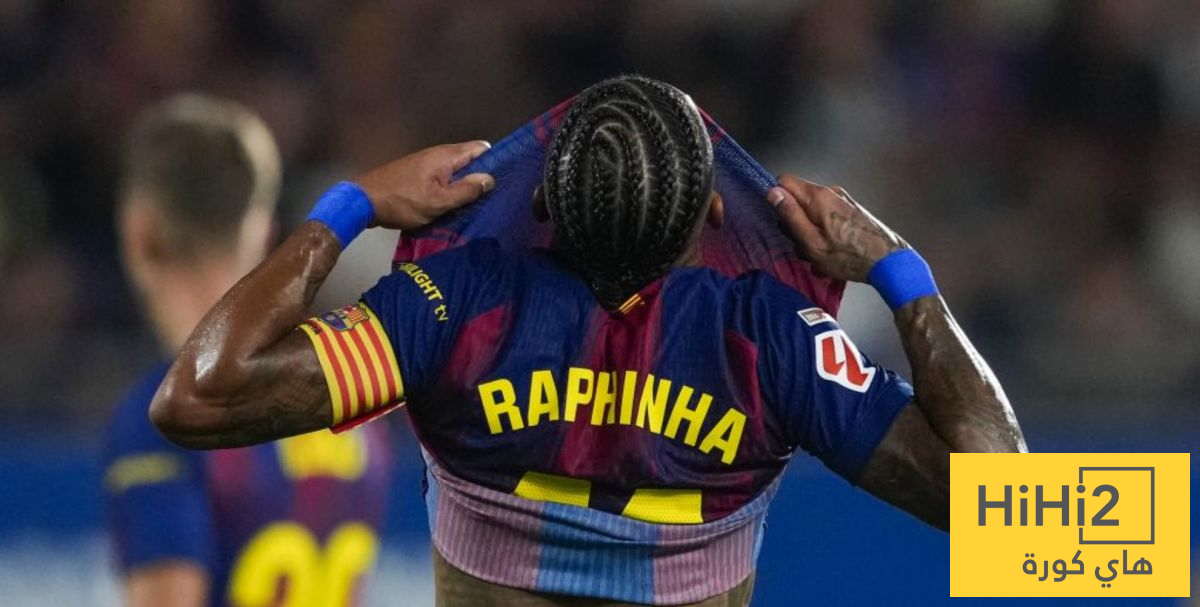 شكوك حول مستقبل رافينيا مع برشلونة