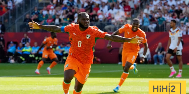 كوت ديفوار تتقدم على المانيا في الشوط الاول