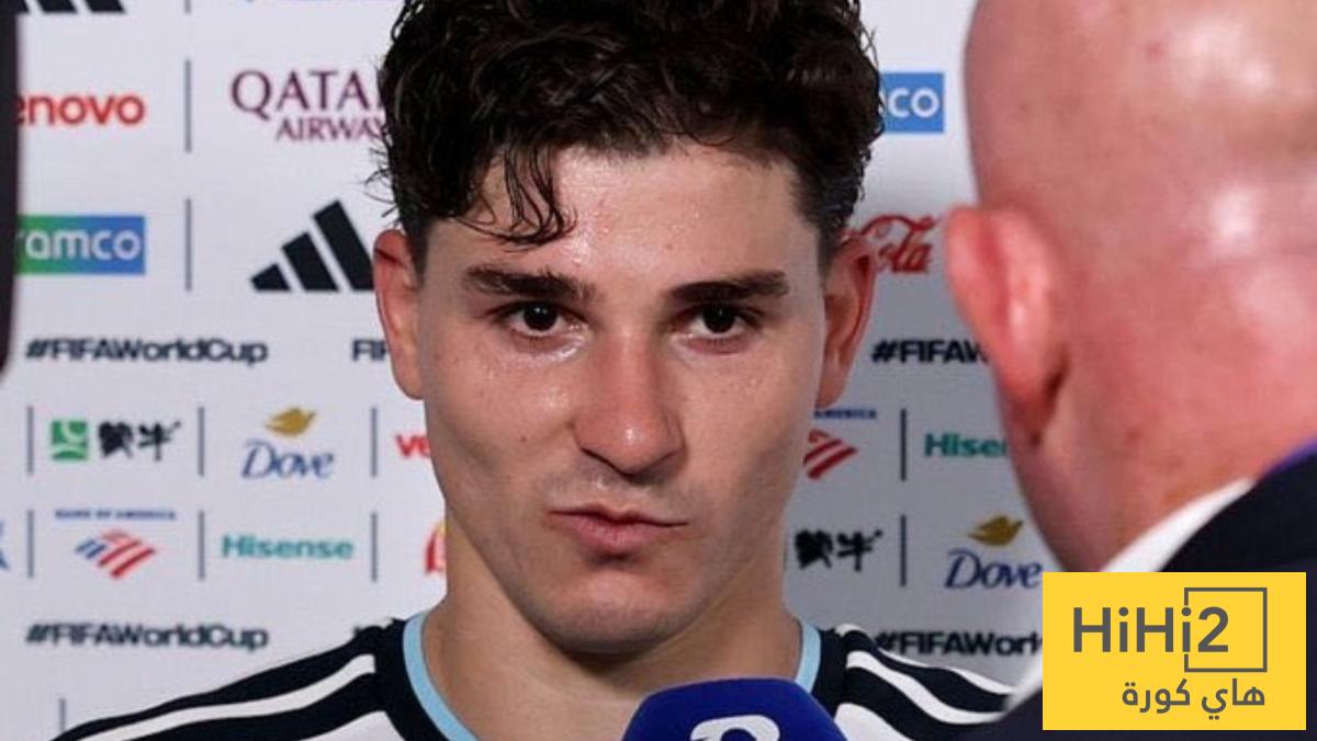 أول رد رسمي من أتلتيكو مدريد بعد تصريحات ألفاريز