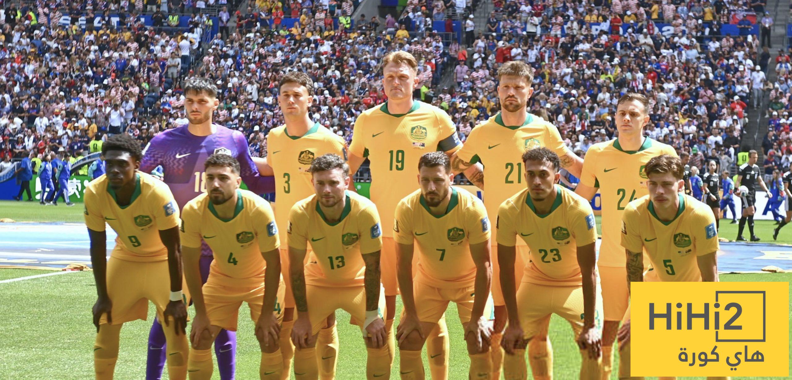 الصالح سبورت : عاجل – التشكيلة الرسمية لأستراليا أمام باراغواي في كأس العالم