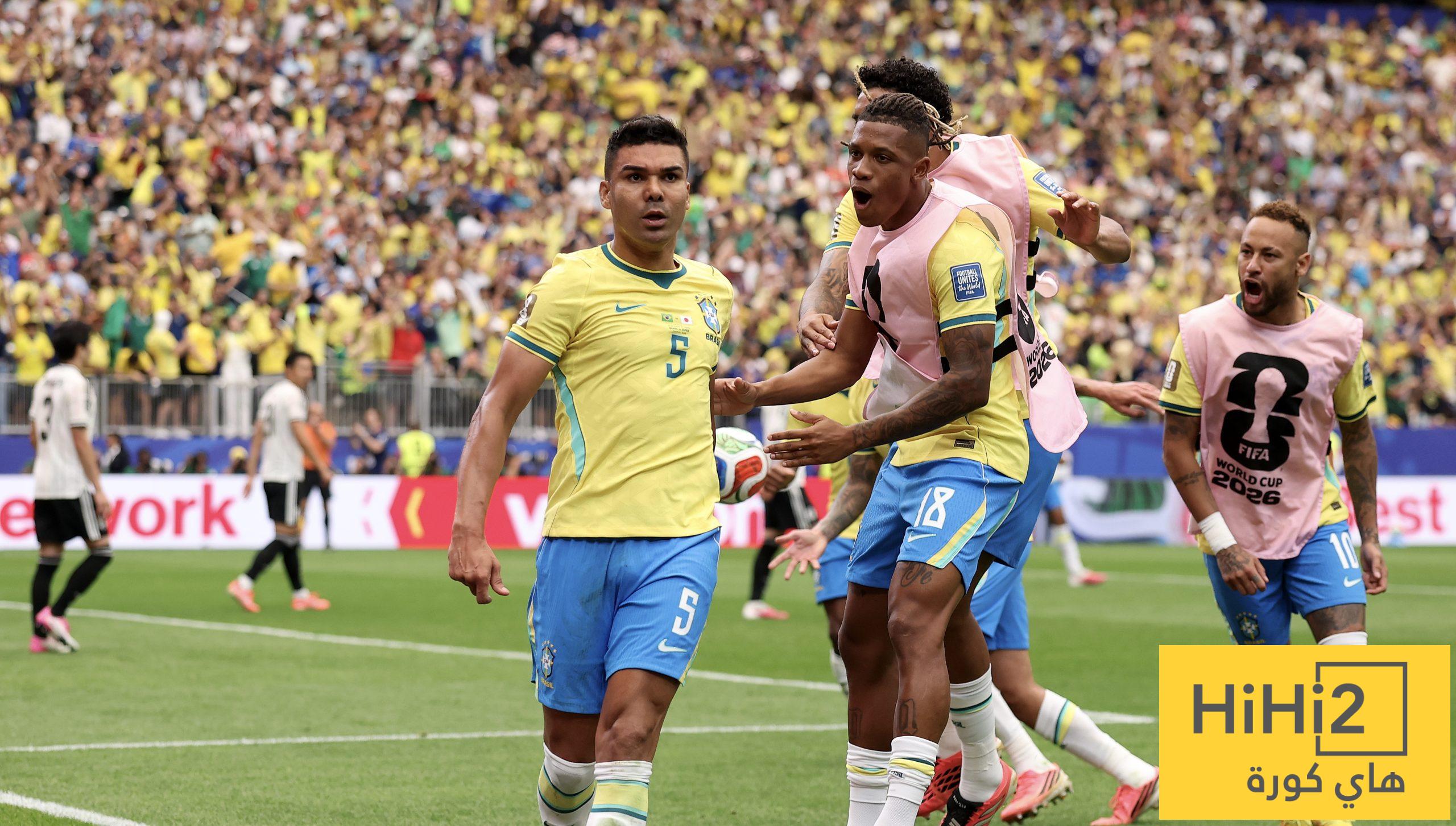 كاسميرو: هدف مارتينيلي يوضح طريق البرازيل للتتويج بكأس العالم 2026