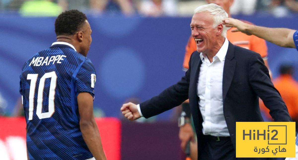 مساحات نيوز : رسالة وداع من مبابي لـ ديشامب قبل مباراة انجلترا