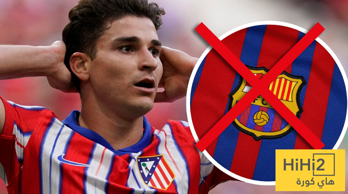 ضربة مفاجئة لأتلتيكو مدريد تهدد حلم انتقال ألفاريز إلى برشلونة