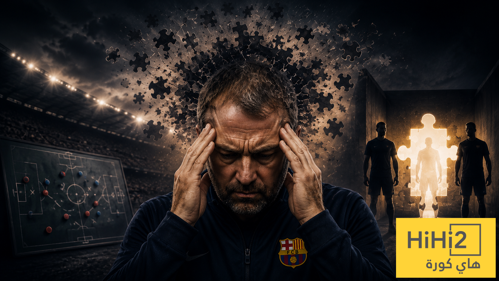 برشلونة يضع فليك في مهمة شبه مستحيلة