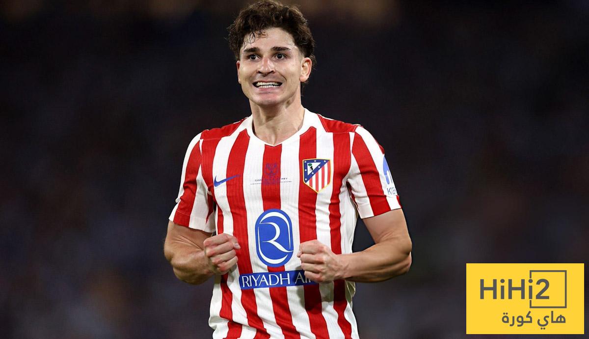 انقسام في إدارة أتلتيكو مدريد حول بيع جوليان ألفاريز
