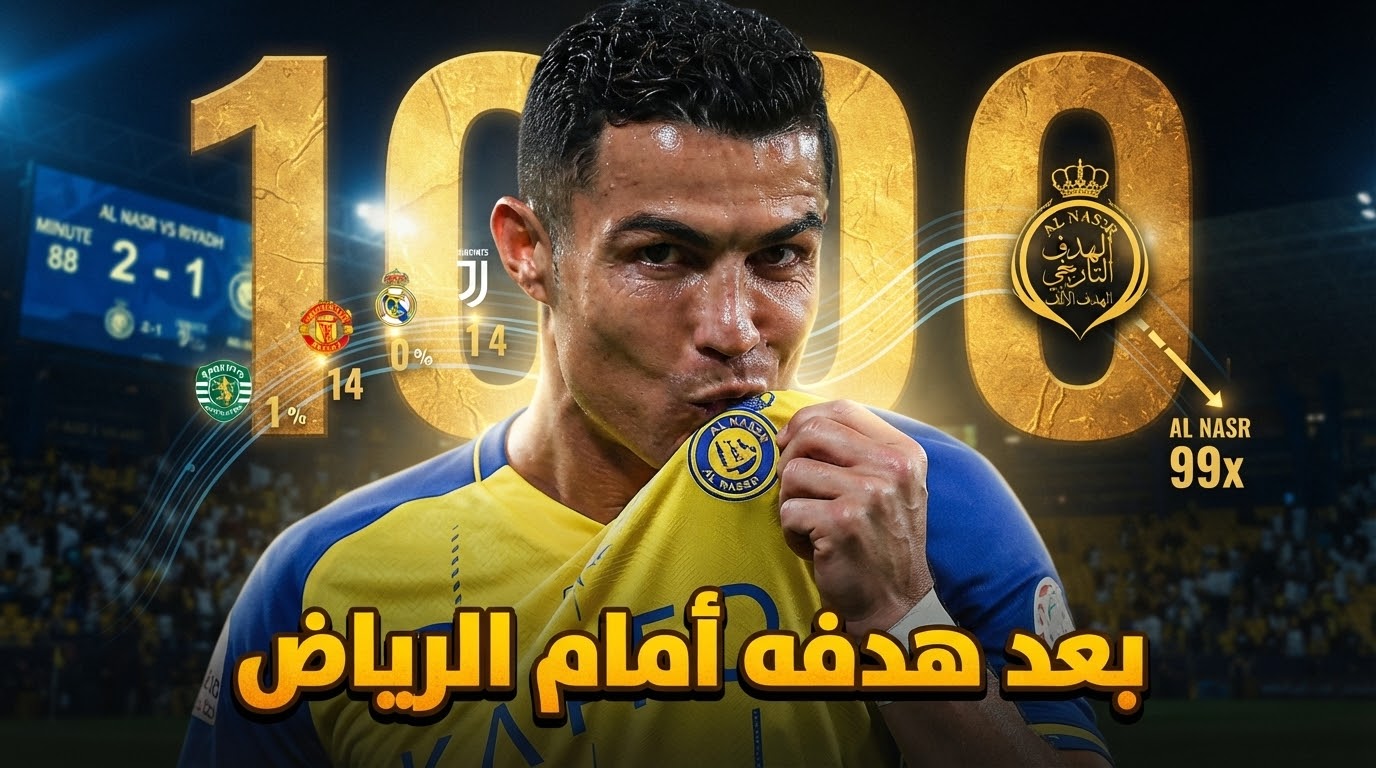 كم هدفاً يتبقى لـ رونالدو لبلوغ الـ 1000 ؟