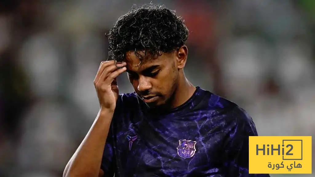 سر غضب لامين يامال في برشلونة