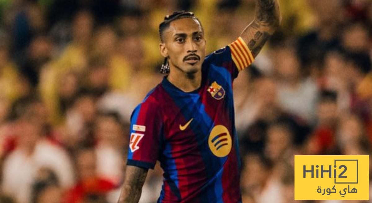 ترتيب هدافي الدوري بعد هدف رافينيا الأول ضد اشبيلية