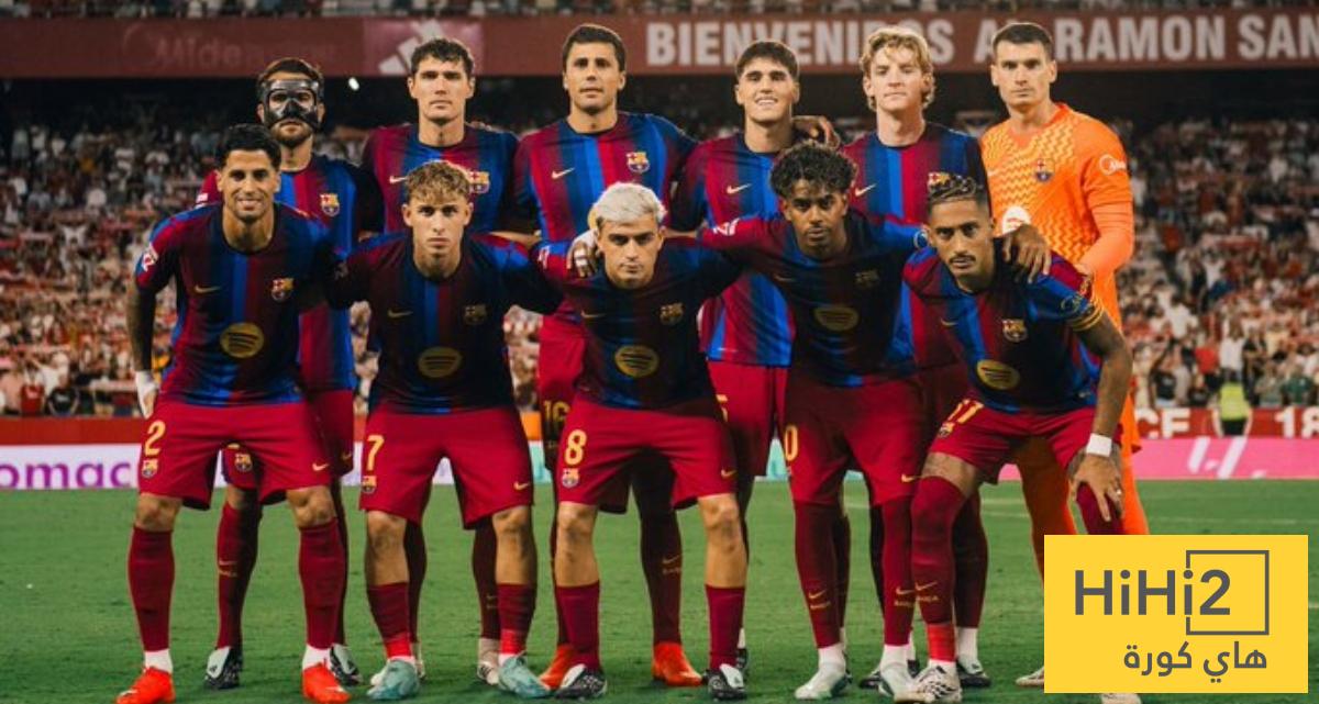 صورة : الأعلى تقييما من برشلونة في الشوط الاول ضد اشبيلية