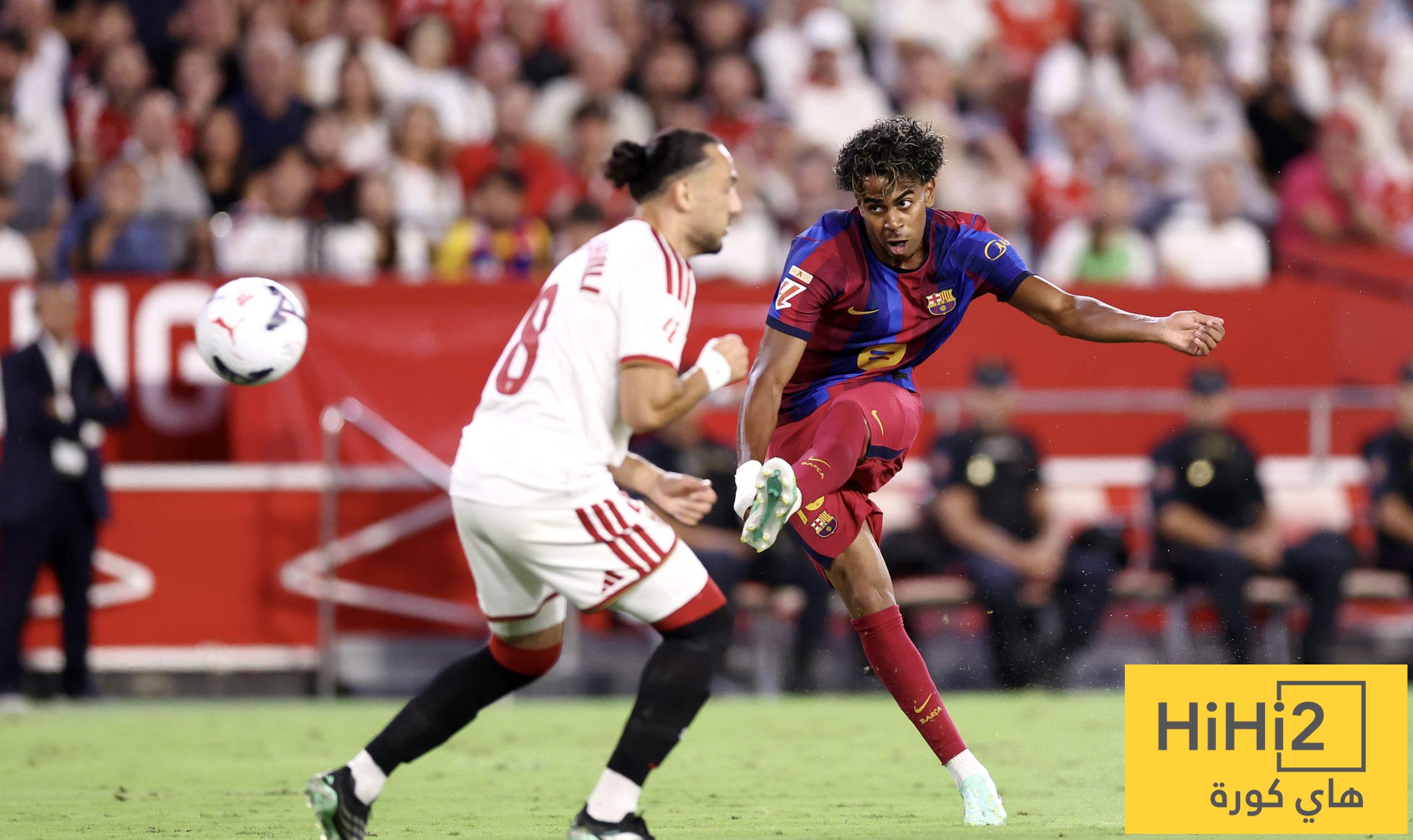 “تصرف لم يعجبني” .. لاعب إشبيلية يكشف ما حدث مع لامين يامال
