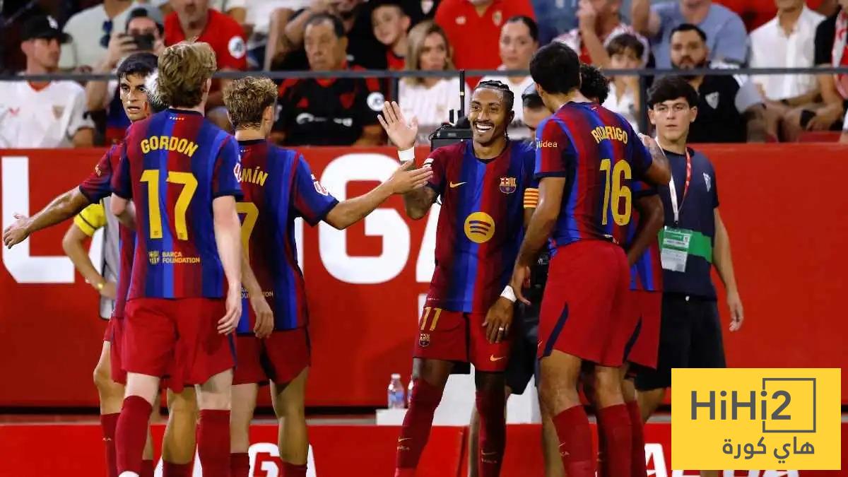 موهبة برشلونة يدفع ثمن تألق رافينيا