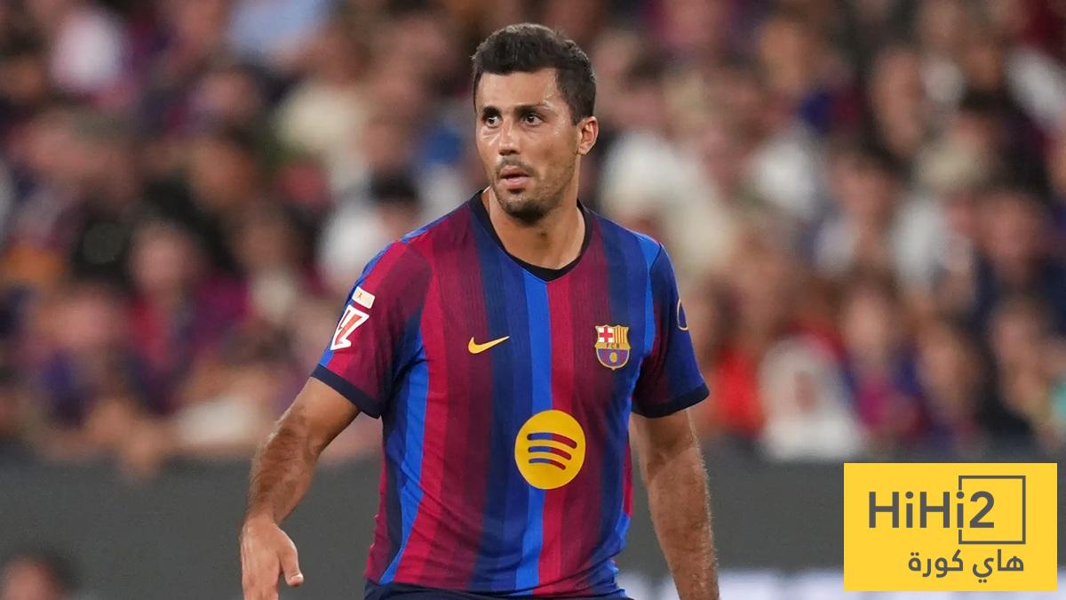 رودري قلب الطاولة في برشلونة.. واسم كبير يدفع الثمن