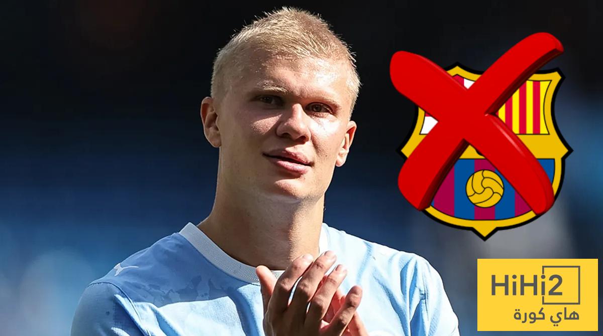 لماذا يرفض جمهور برشلونة فكرة التعاقد مع هالاند؟